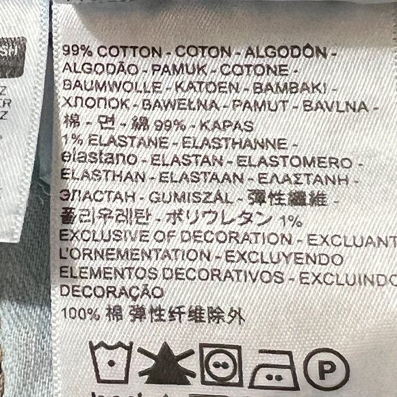 Levi's 505 Jeans Regular Traditional Size 34 x 32 Medium Blue Stretch - Picture 9 of 9